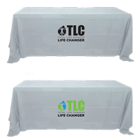 TLC Gray Double Sided Table Cloth