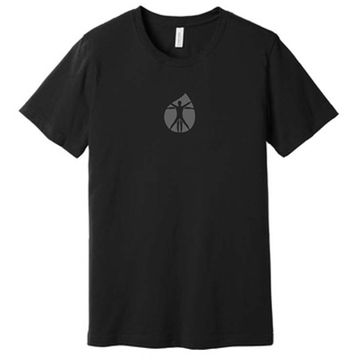 TLC Unisex Jersey Short Sleeve Tee Logo-BLK