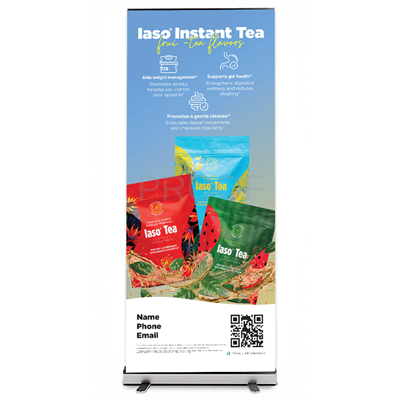 TLC Iaso® Instant Tea Flavors - Personalized FS Banner - English
