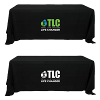 TLC Black Double Sided Table Cloth