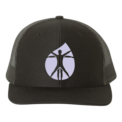 TLC Snapback Trucker Cap-BLkwPrpLogo