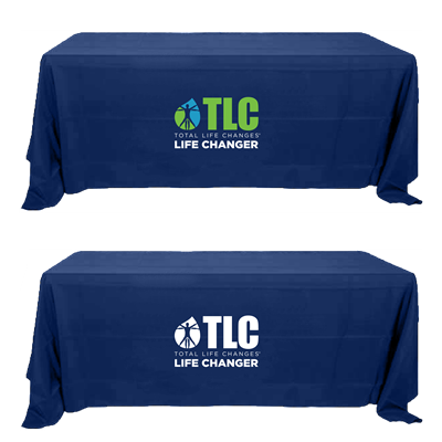 TLC Navy Blue Double Sided Table Cloth